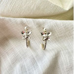 Pearl and Butterfly Earrings